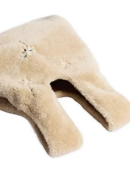 Geantă shopper Simone Rocha cu blană