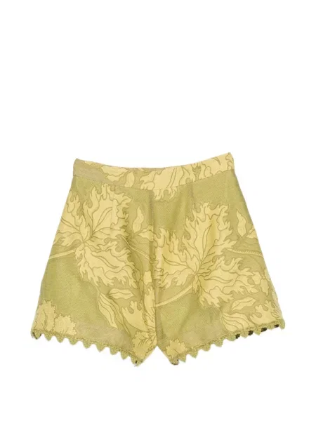 Pantaloni scurți La Doublej din jacard verde