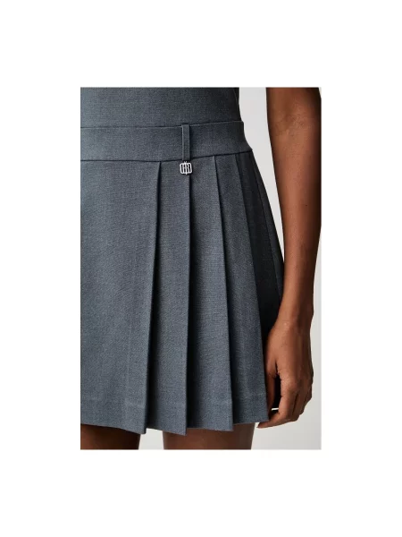 Fracomina rochie cu amestec de lână gri