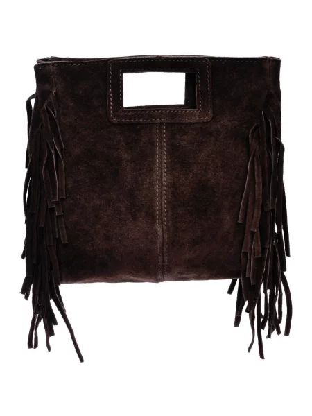 Geantă shopper Anna Luchini bordo