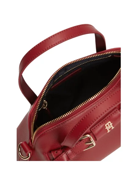 Kabelka Tommy Hilfiger Th Buckle Mini červená
