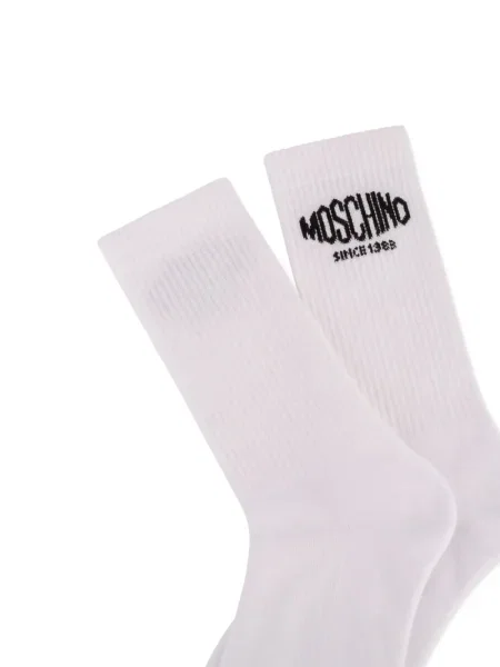 Șosete Moschino alb