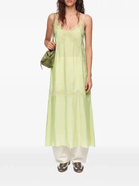 Rochie Bimba Y Lola din dantelă verde