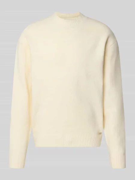 Sweter z dzianiny o kroju relaxed fit z mieszanki materiałów z dodatkiem bawełny Review