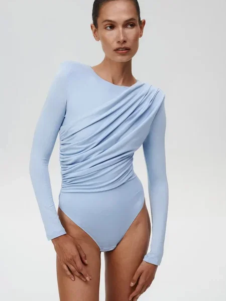 Bodi Undress Code American Beauty Bodysuit plava