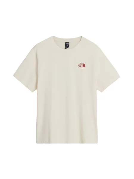 THE NORTH FACE Tricou ecru / merlot roșu