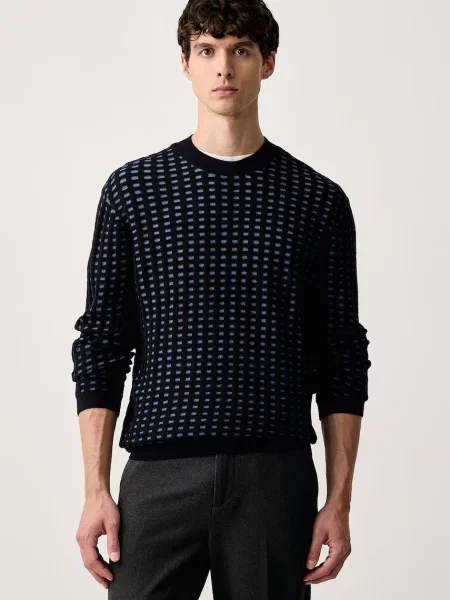 Armani Exchange pulover pentru bărbați cu lână