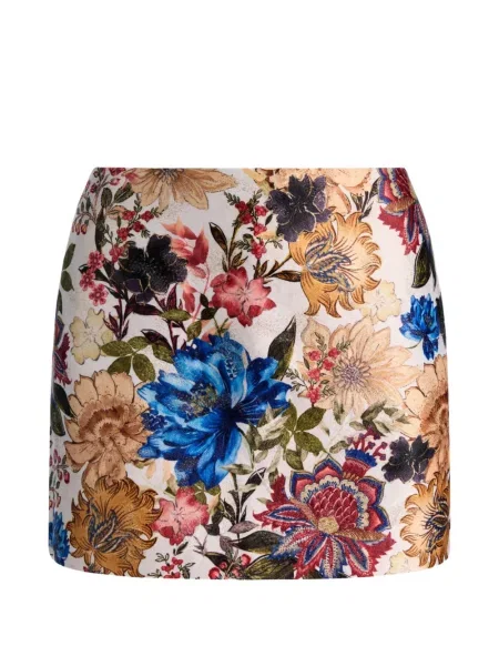 Fusta mini Alice + Olivia cu model floral cu imagine