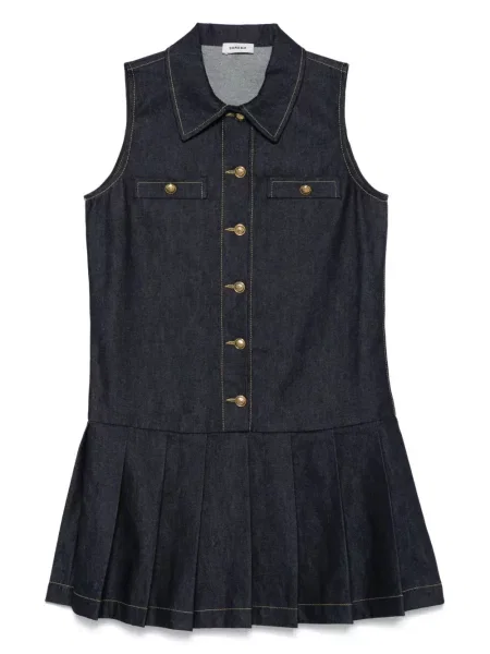 Костюм дънкова рокля Sandro синьо