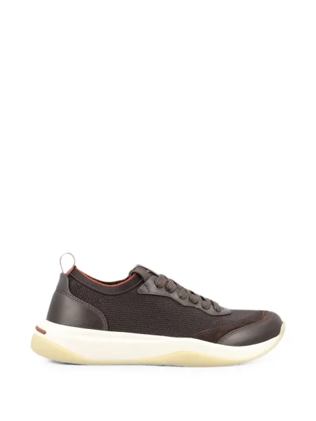 Sneakerși Loro Piana plasă maro