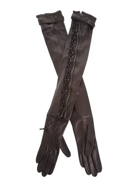 Mănuși Haider Ackermann lungi negru