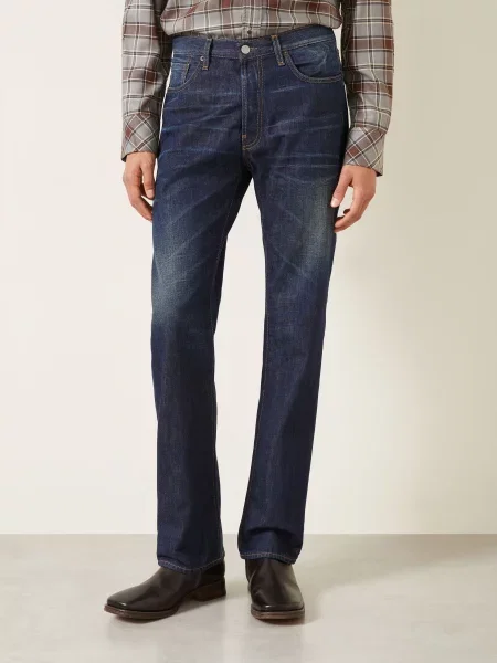 Acne Studios Džíny S Pravidelným Střihem dark blue modré