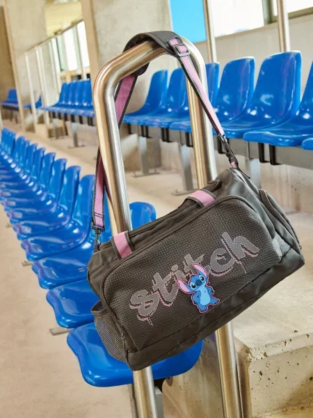Reserved Спортивна сумка Lilo і Stitch темно-сірий сіра