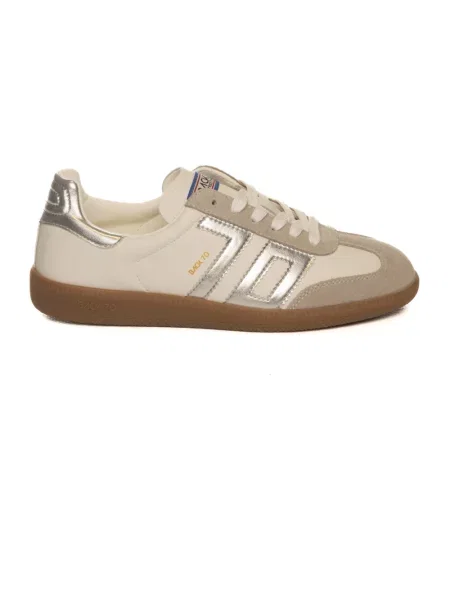 Sneakersy Back70 skórzane szare