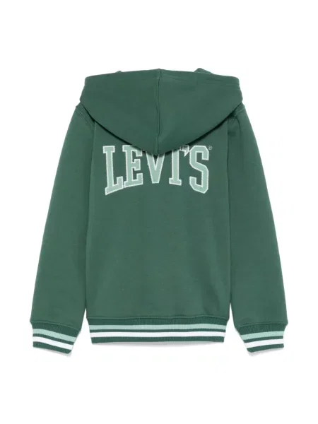 Bluza z kapturem dziecięca Levi's zielona