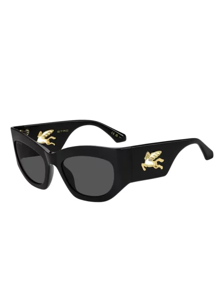 Ochelari de soare Etro cu imprimeu geometric negru