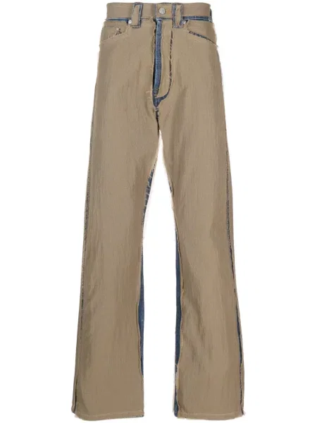 Pantaloni Palm Angels maro