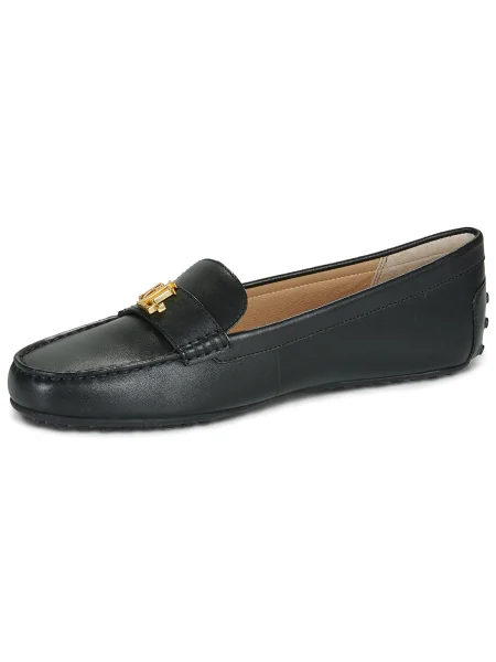 Mocasini Lauren Ralph Lauren din piele negru