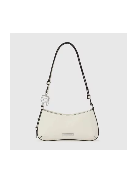 Geanta crossbody Karl Lagerfeld alb