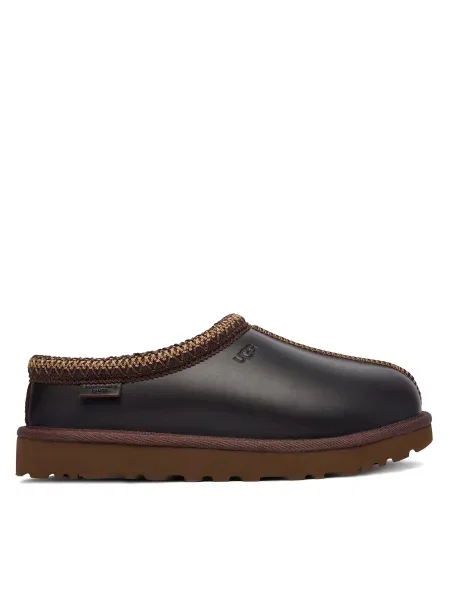 Тапочки Ugg M Tasman Lthr Regen коричневий