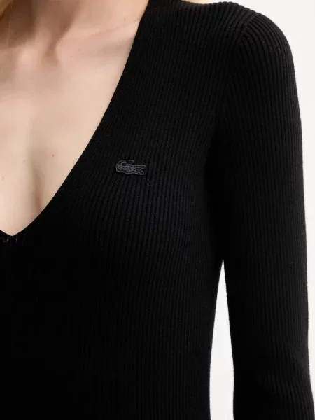 Макси платье Lacoste черное
