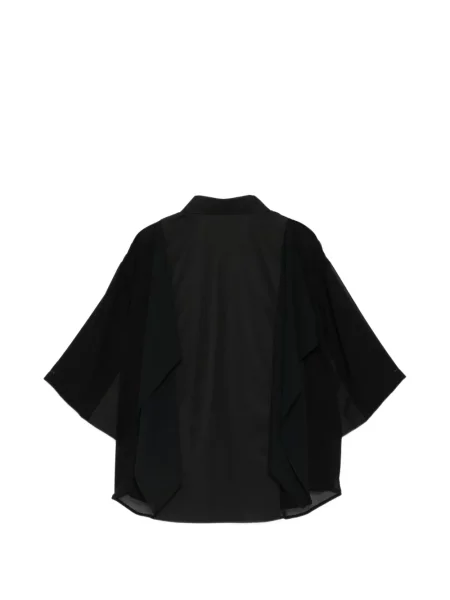 Cămașă Undercover drapată negru