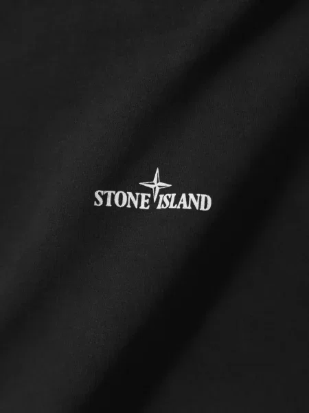 Hanorac Stone Island cu imagine negru