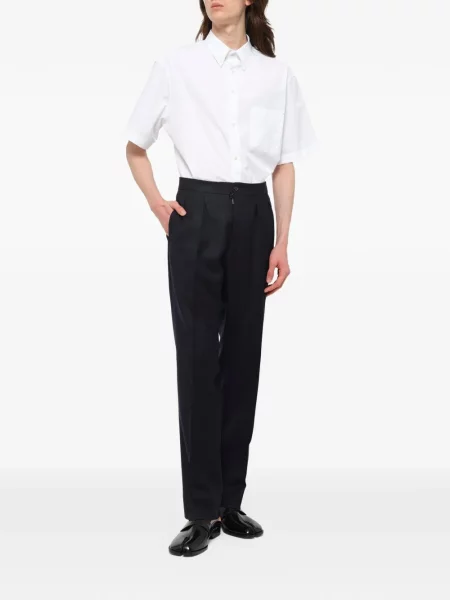 Vilnonės kelnės Maison Margiela mėlyna