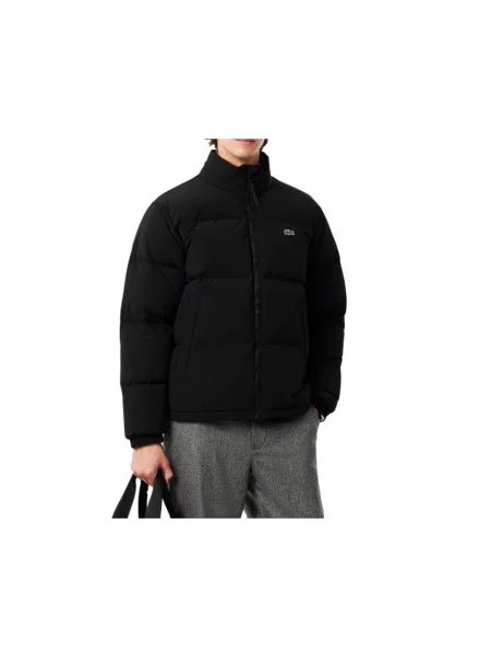 Kurtka Lacoste Water-Repellent Down S czarny