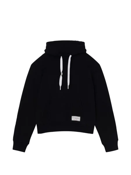 Hanorac cu glugă Givenchy din fleece negru