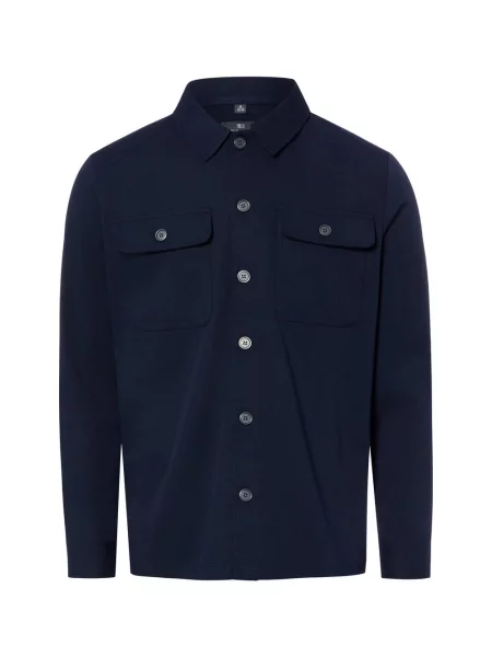 Nils Sundström koszula typu overshirt Mężczyźni Regular Fit S biały