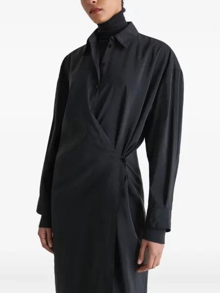 Rochie midi Lemaire până la genunchi de costum negru