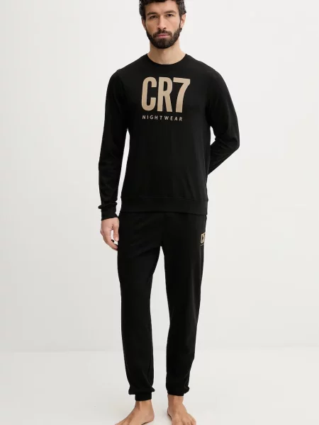 Cristiano Ronaldo piżama dwuczęściowa czarna