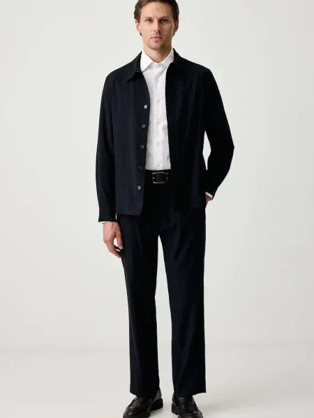 Sisley штани straight з додаванням вовни
