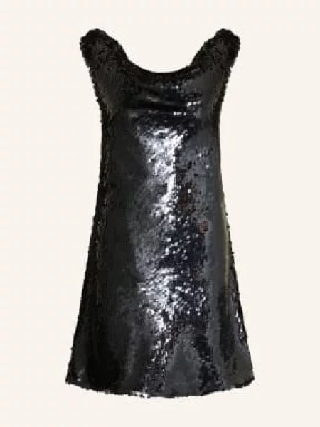 Ted Baker Sukienka Koktajlowa Sialla Z Cekinami blau granatowa