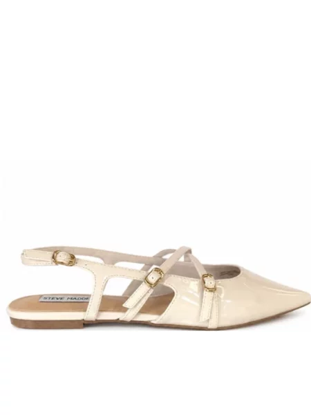 Balerinki Steve Madden skórzane beżowe