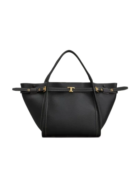 Shopperka Tod's skórzana czarna