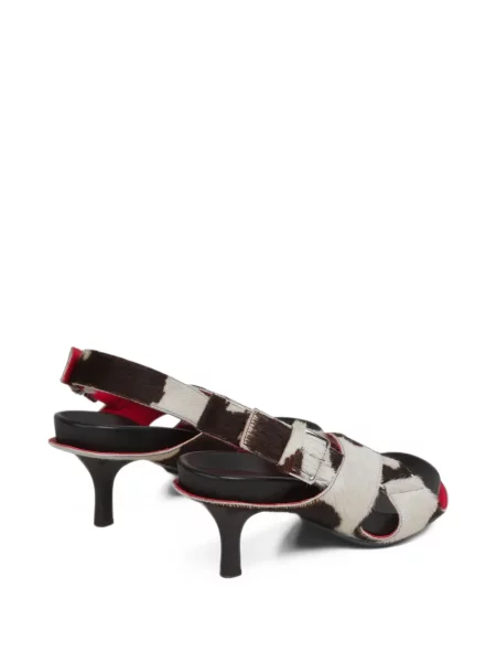Sandale Marni cu imagine slingback alb