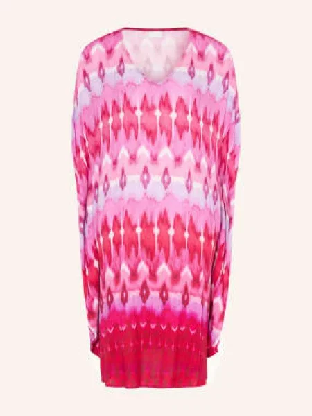 Charmline Plážové Šaty Ikat Energy růžová / světle fialová