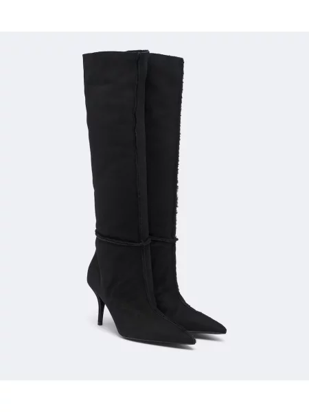 Cizme Magda Butrym din piele de căprioară negru