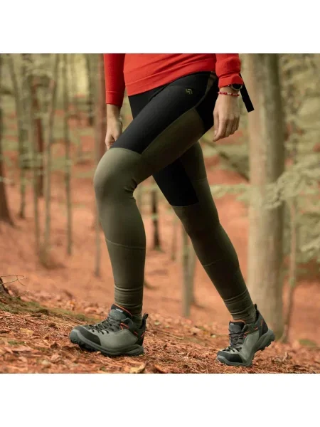 Legginsy trekkingowe Alpinus Orta czarne
