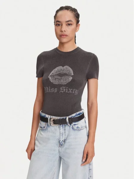 Футболка Miss Sixty серая
