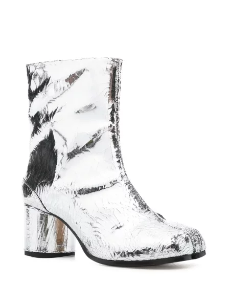 Cizme scurte Maison Margiela argintiu