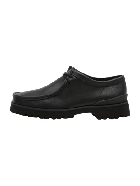 Półbuty Clarks skórzane czarne