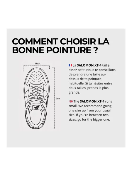 Pantofi Salomon alb