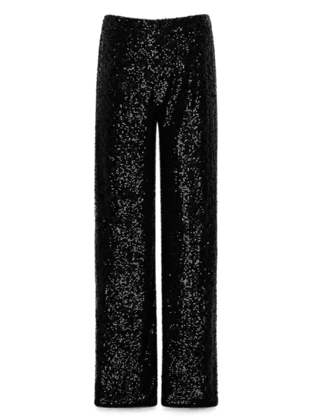 Pantaloni P.a.r.o.s.h. cu paiete negru