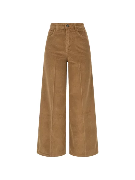Pantaloni Cruna de catifea cord maro