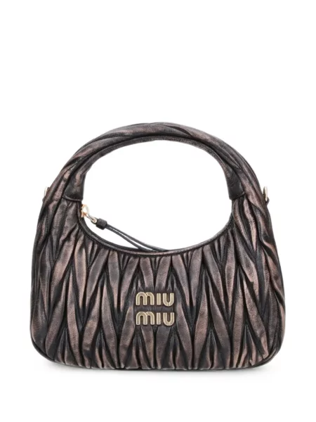 Geantă Miu Miu din piele maro