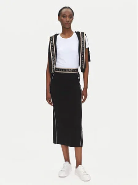 Emporio Armani Midi sukně černá