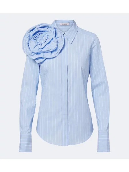 Cămașă Dorothee Schumacher cu model floral albastru